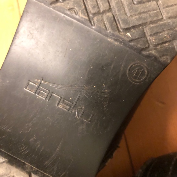 Dansko professional black matte clogs sz 41 - Picture 5 of 6